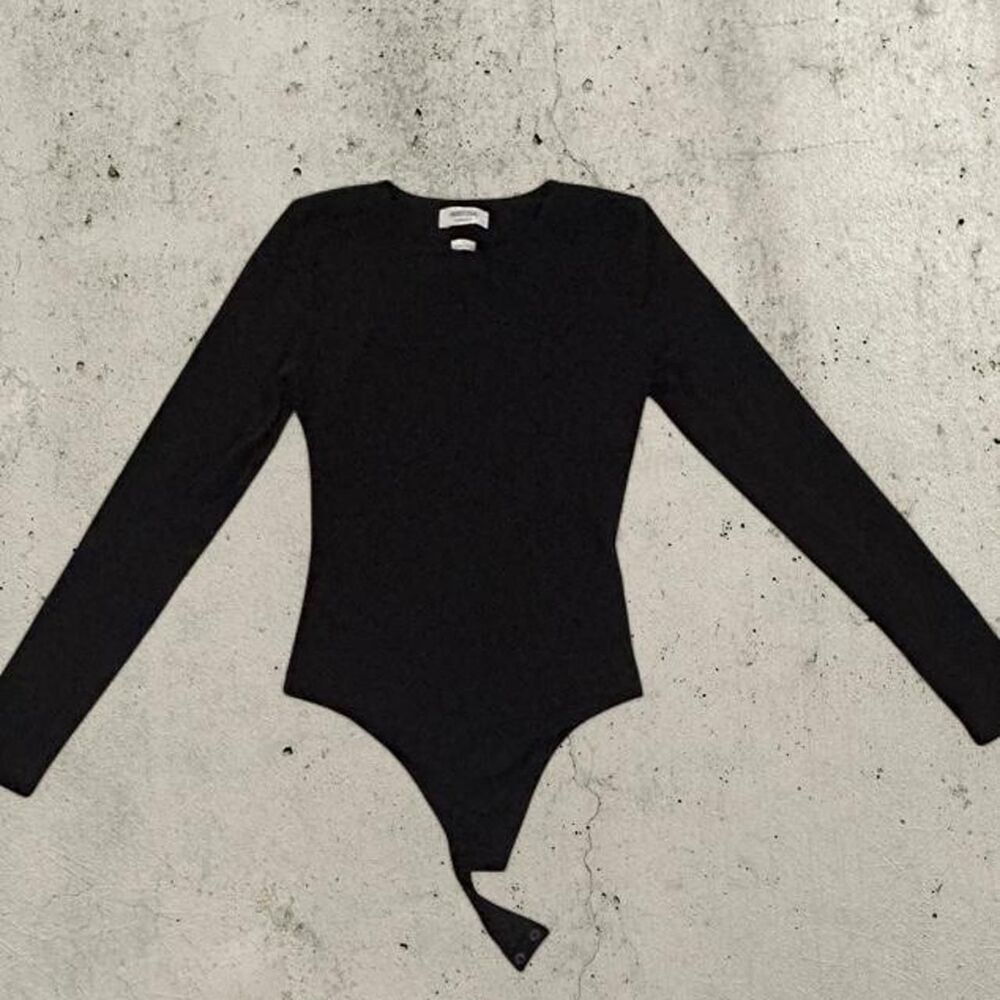 Aritzia Women's Black Bodysuit